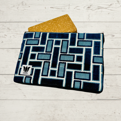 Covered Yoga Block | Blue Square