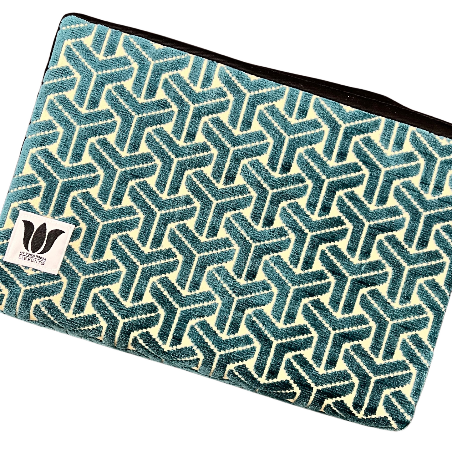 Covered Yoga Block | Turquois Modern