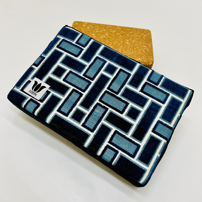 Covered Yoga Block | Blue Square