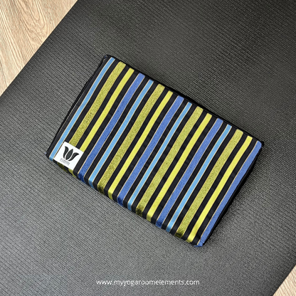 Covered Yoga Block | Blue Stripe