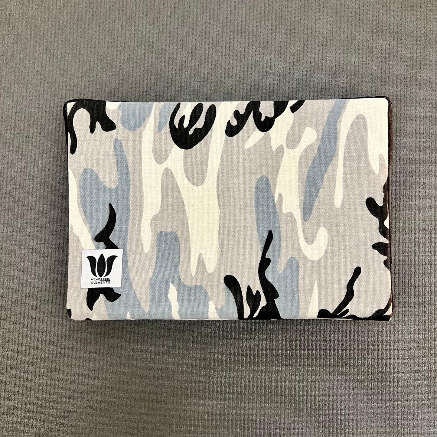 Covered Yoga Block | Grey Camo