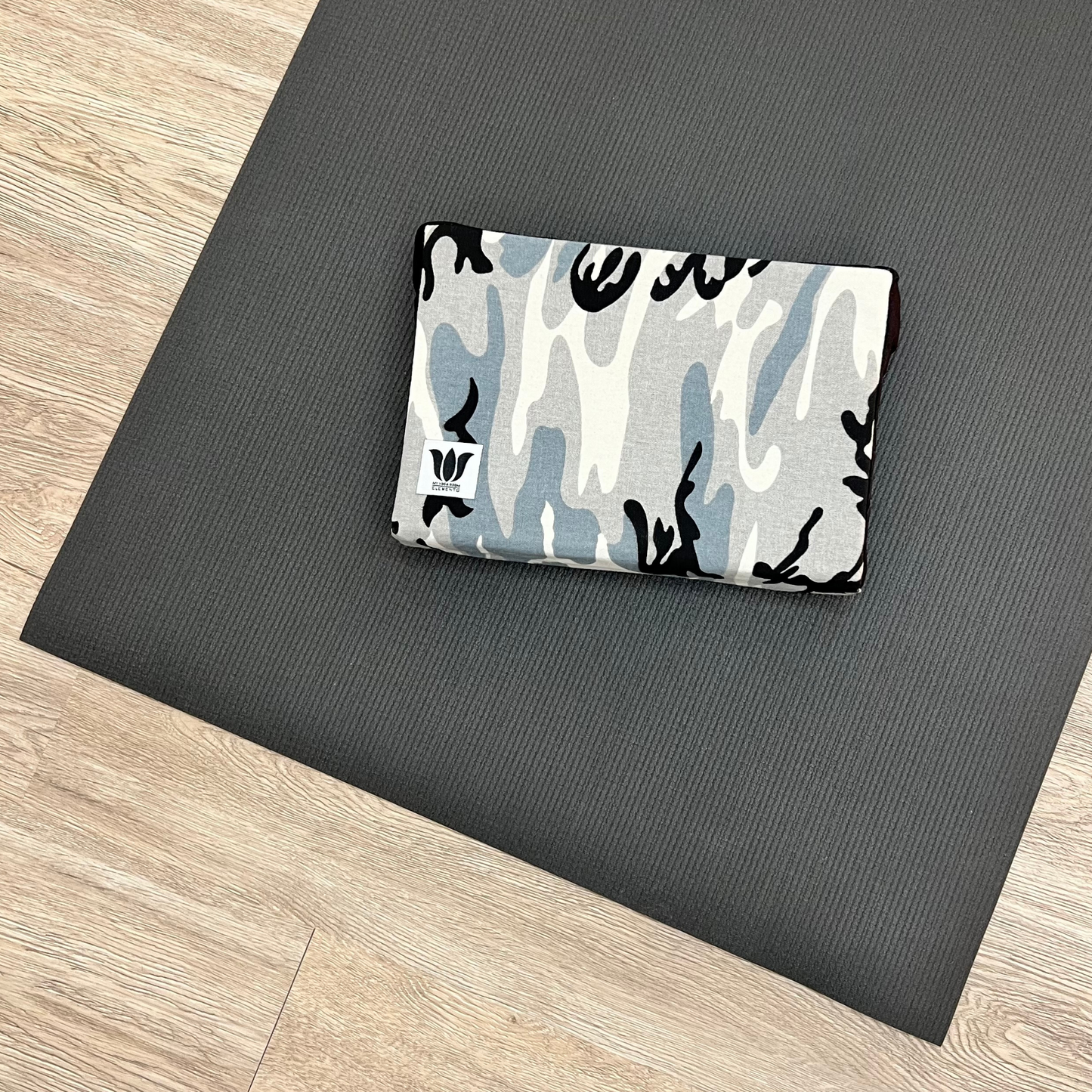 Covered Yoga Block | Grey Camo