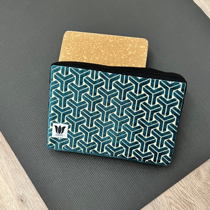 Covered Yoga Block | Turquois Modern