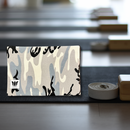 Covered Yoga Block | Grey Camo