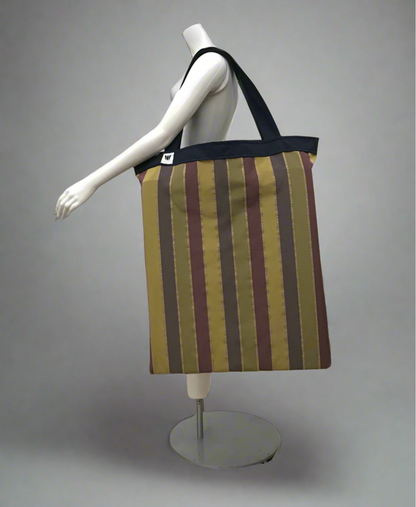 Yoga Tote | Earth Tone Stripe