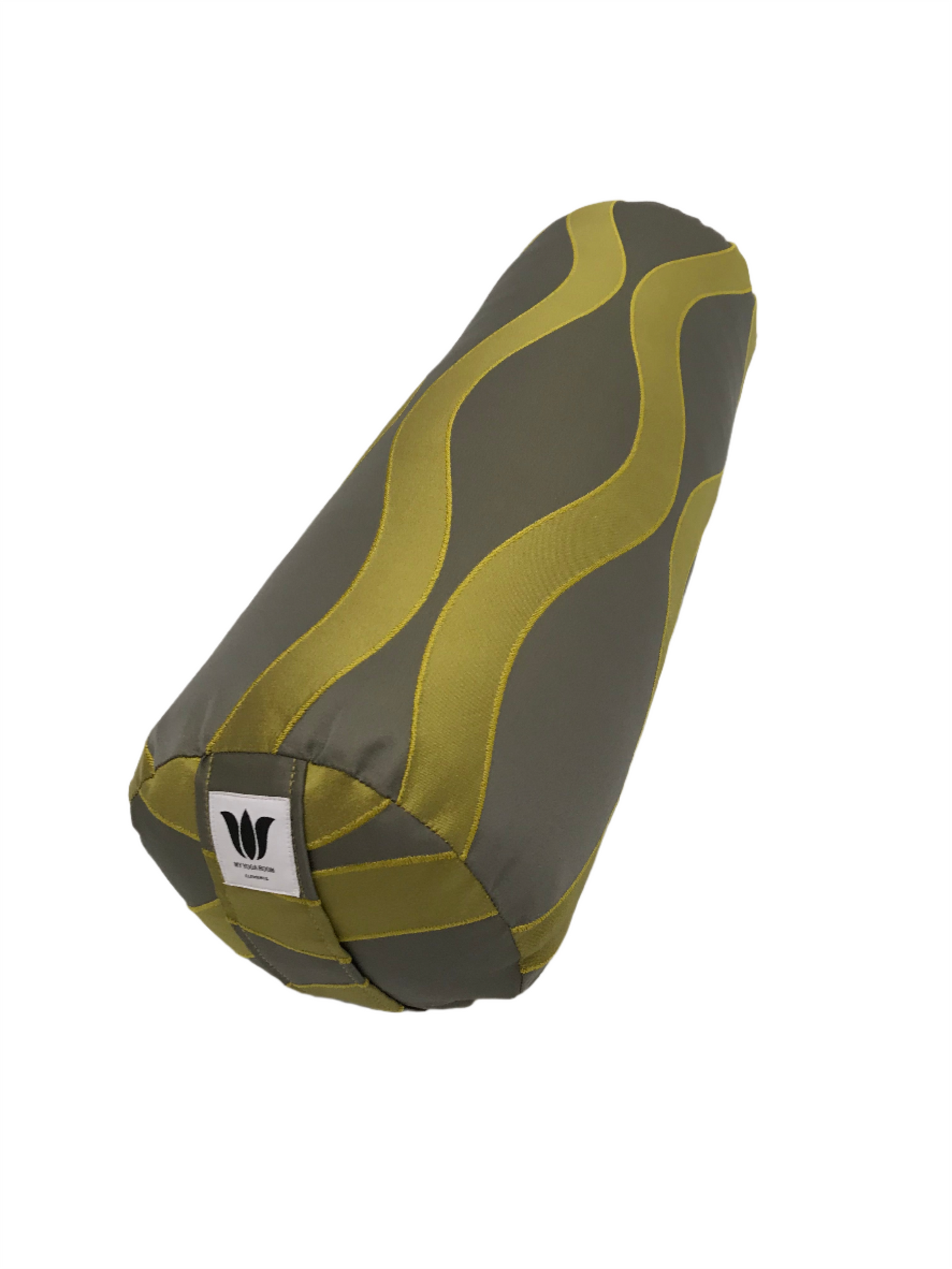 Round Yoga Bolster | Grey Gold Modern