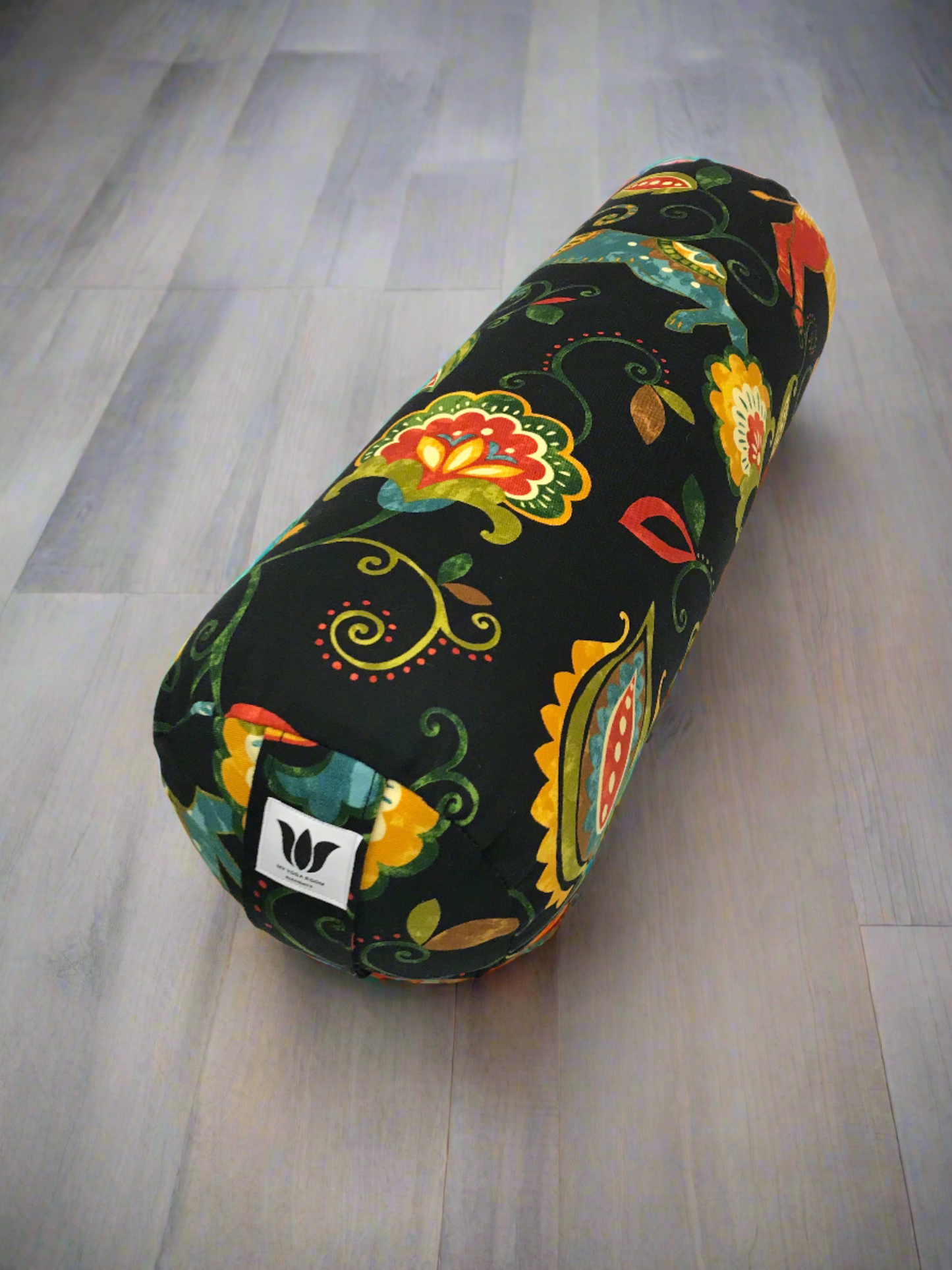 Round Yoga Bolster | Midnight Bright