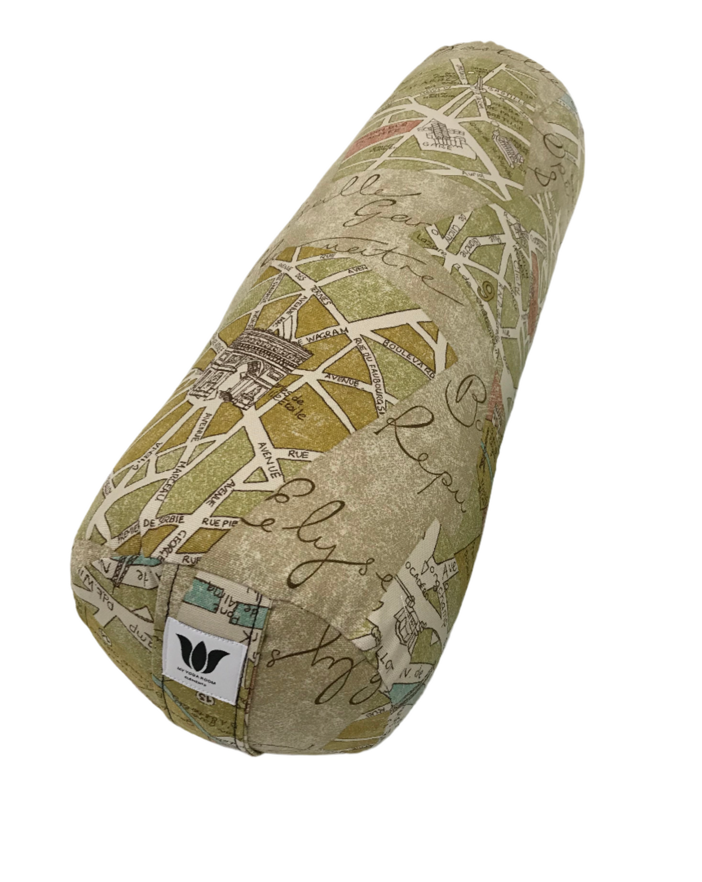 Round Yoga Bolster | Green France Scape