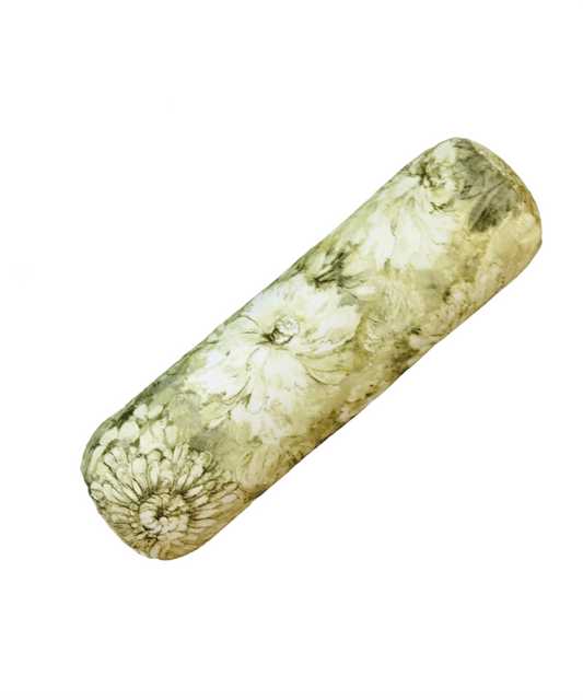 Round Yoga Bolster | Yellow Floral