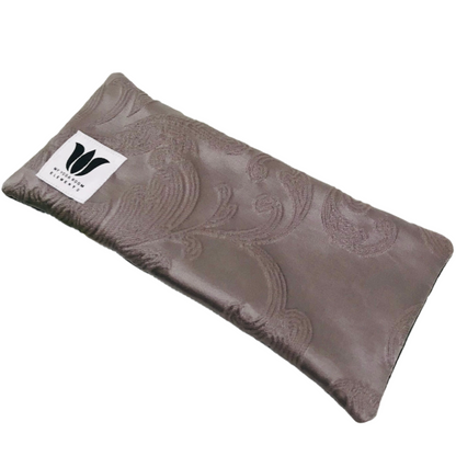 Eye Pillow | Purple Embossed Silk