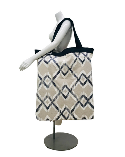 Yoga Tote | Blue Grey Diamond