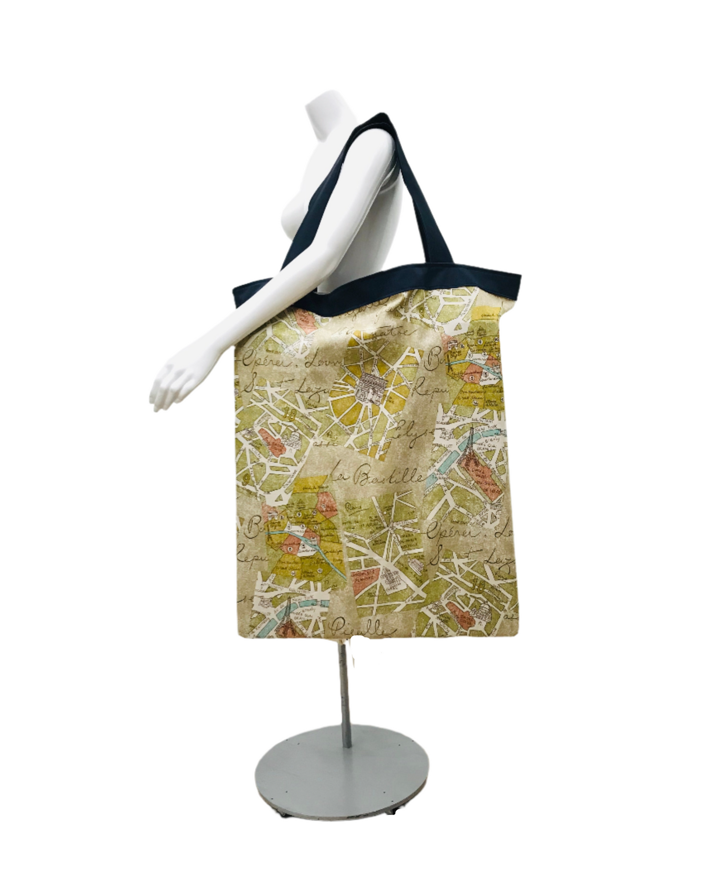 Yoga Tote | France Scape Map Graphic