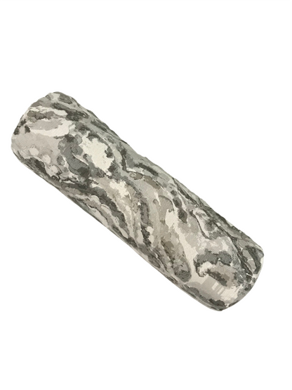 Round Yoga Bolster | Grey Marble