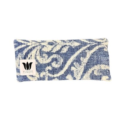 Eye Pillow | Blue White Damask