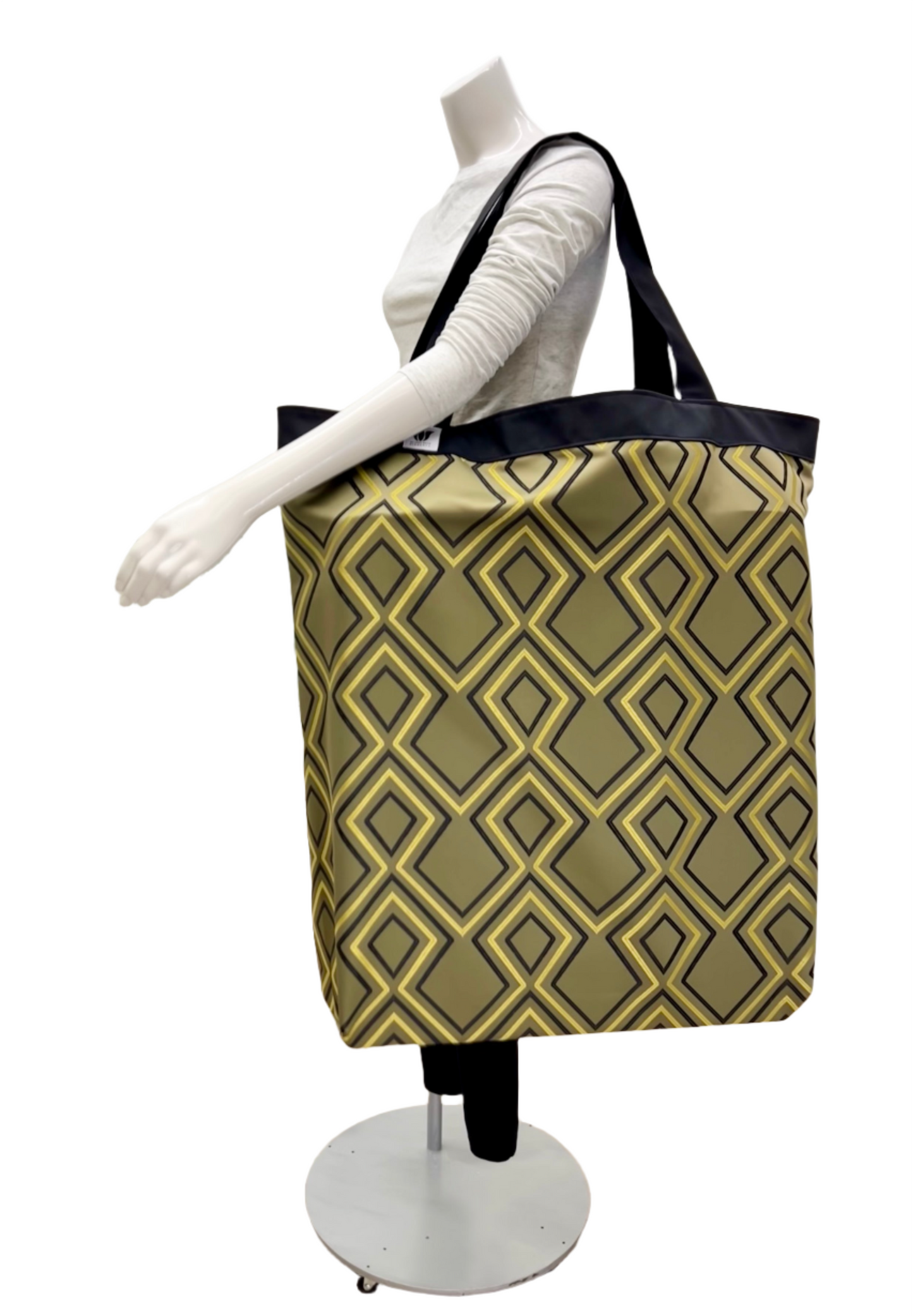 Yoga Tote | Green Gold Modern