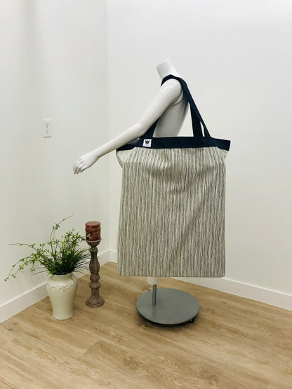 Yoga Tote in sturdy cotton canvas to carry and or store yoga props for yoga practice. Made in Canada by My Yoga Room Elements