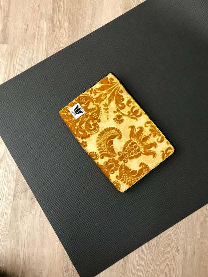 Yoga Block | Gold & Black Plush