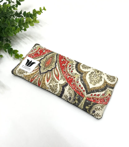 Eye Pillow | Orange Boho